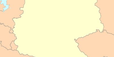 Mapa Německa prázdné